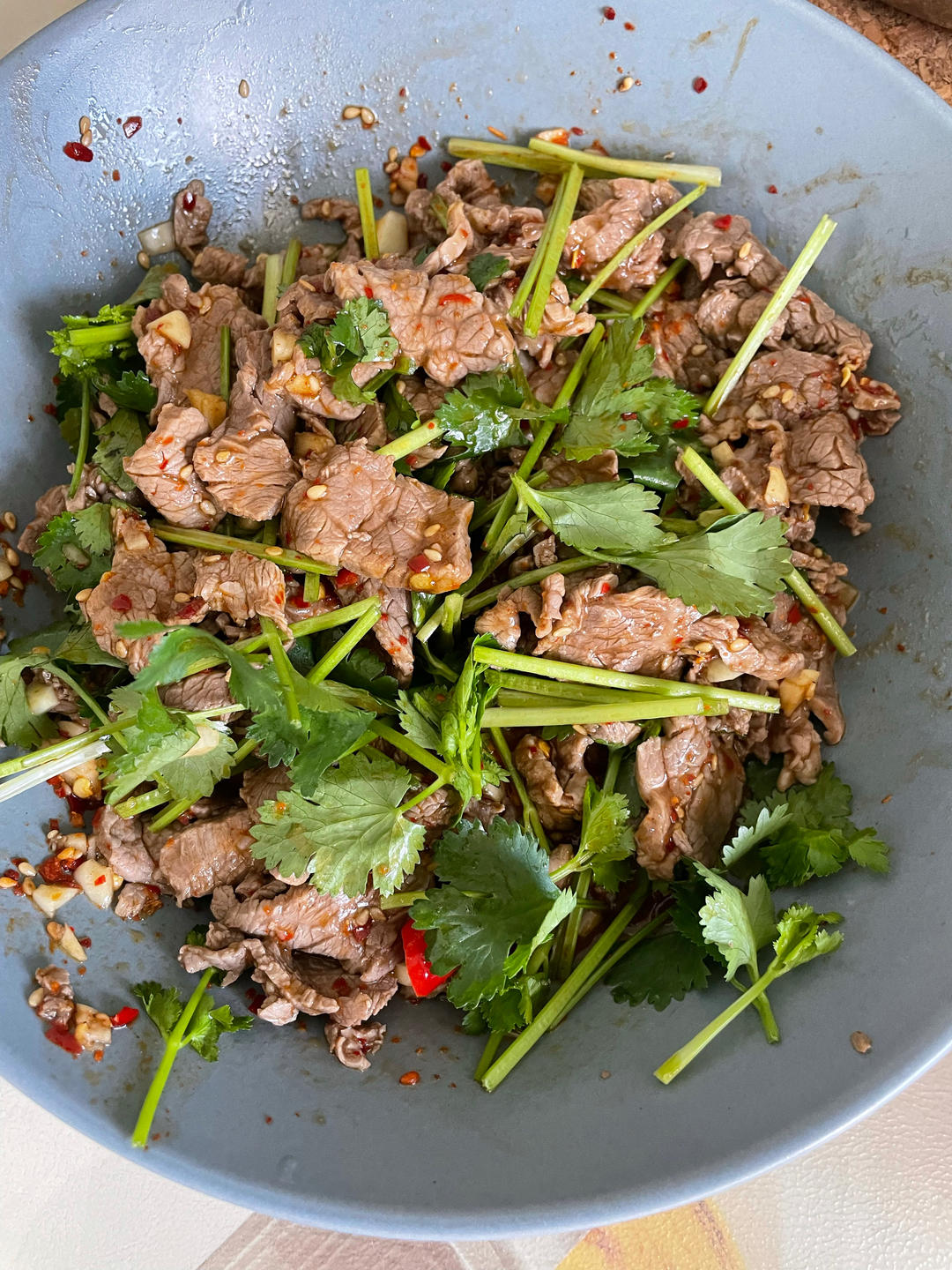 丈母娘吃了都夸的凉拌香菜牛肉