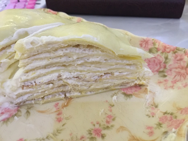 榴莲千层蛋糕（stratiform cake）