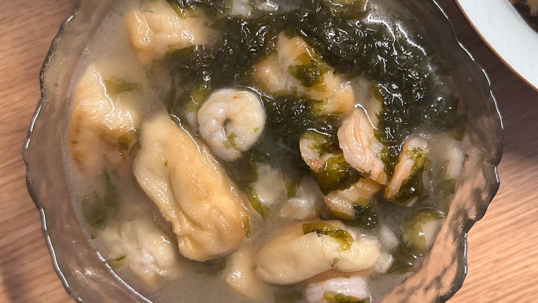 超快速油条紫菜汤