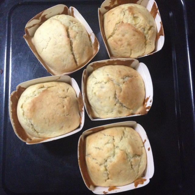 马芬 纸杯蛋糕cupcake香蕉松糕