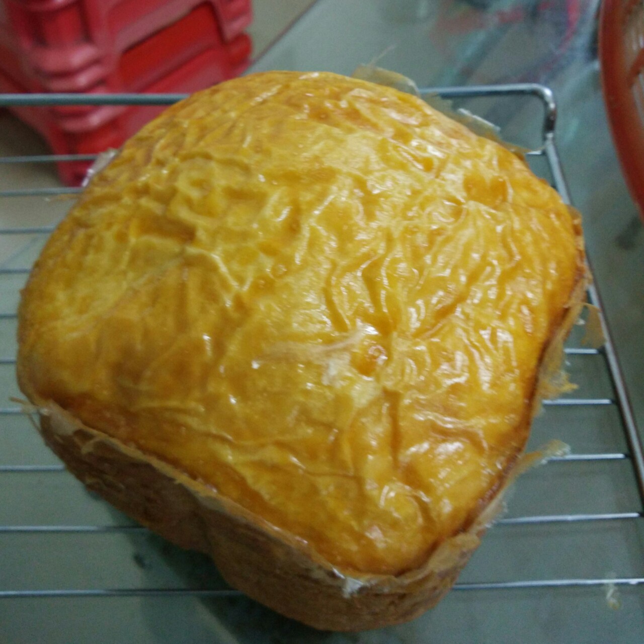 超级好吃的原味面包（面包机版）