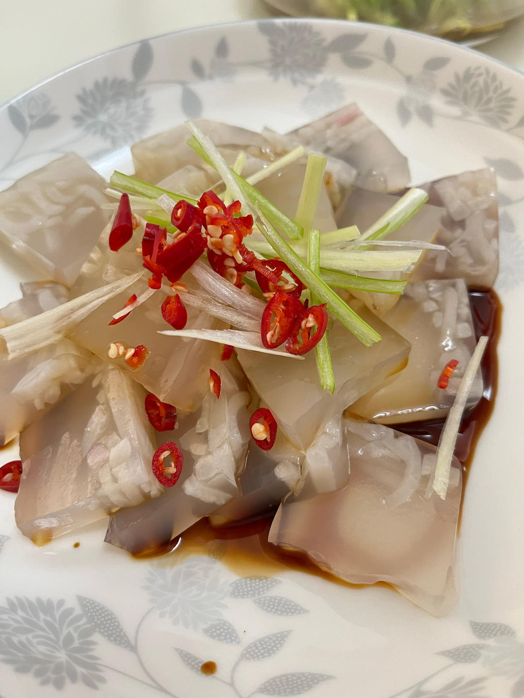 水晶肉皮冻