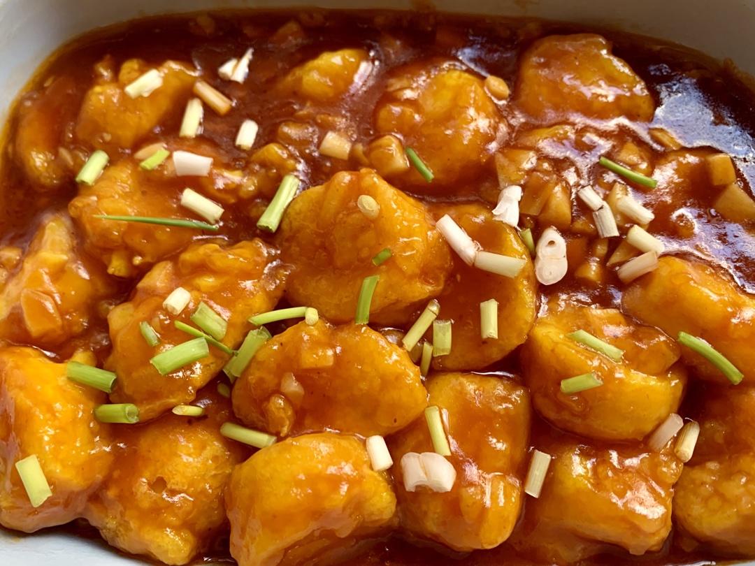 脆皮茄汁日本豆腐