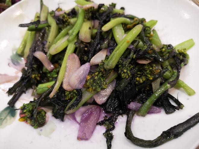 清炒紫菜苔的做法