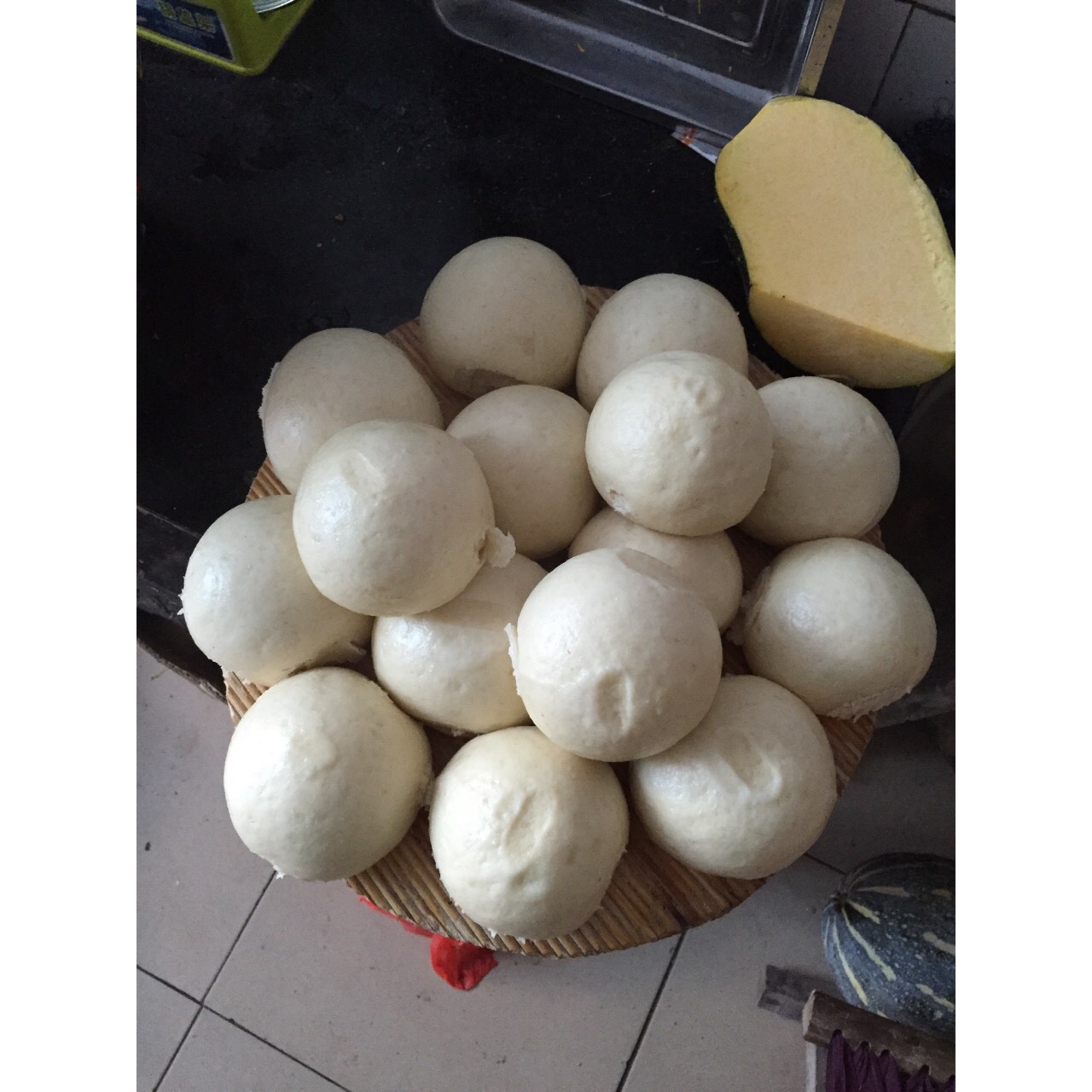 面包机版超松软牛奶馒头