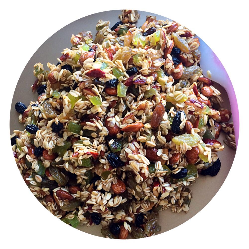 炒的格兰诺拉麦片-少油少糖