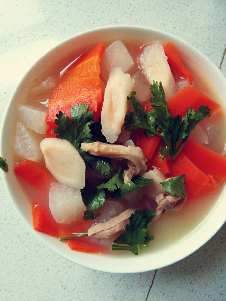 养胃山药猪肚汤、猪肚鸡汤（含猪肚清洗方法）