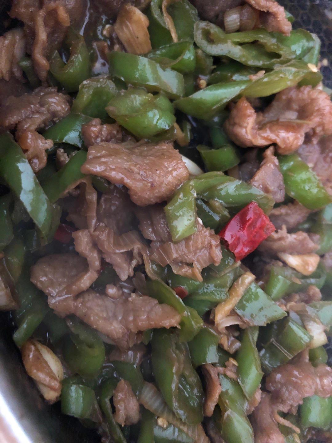 青椒炒牛肉片