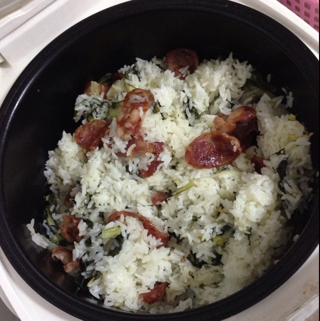 香肠青菜饭