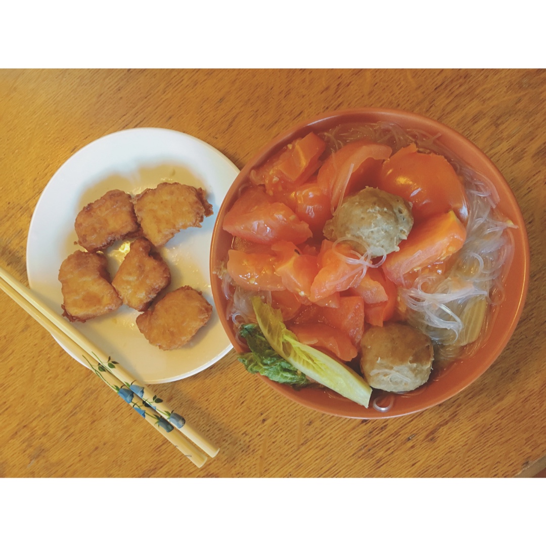 西红柿粉丝煲