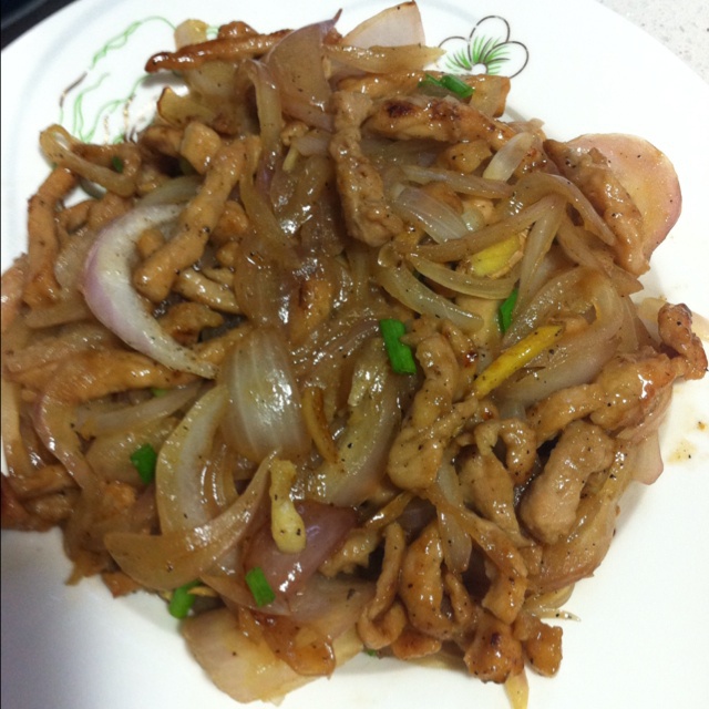黑椒洋葱炒肉