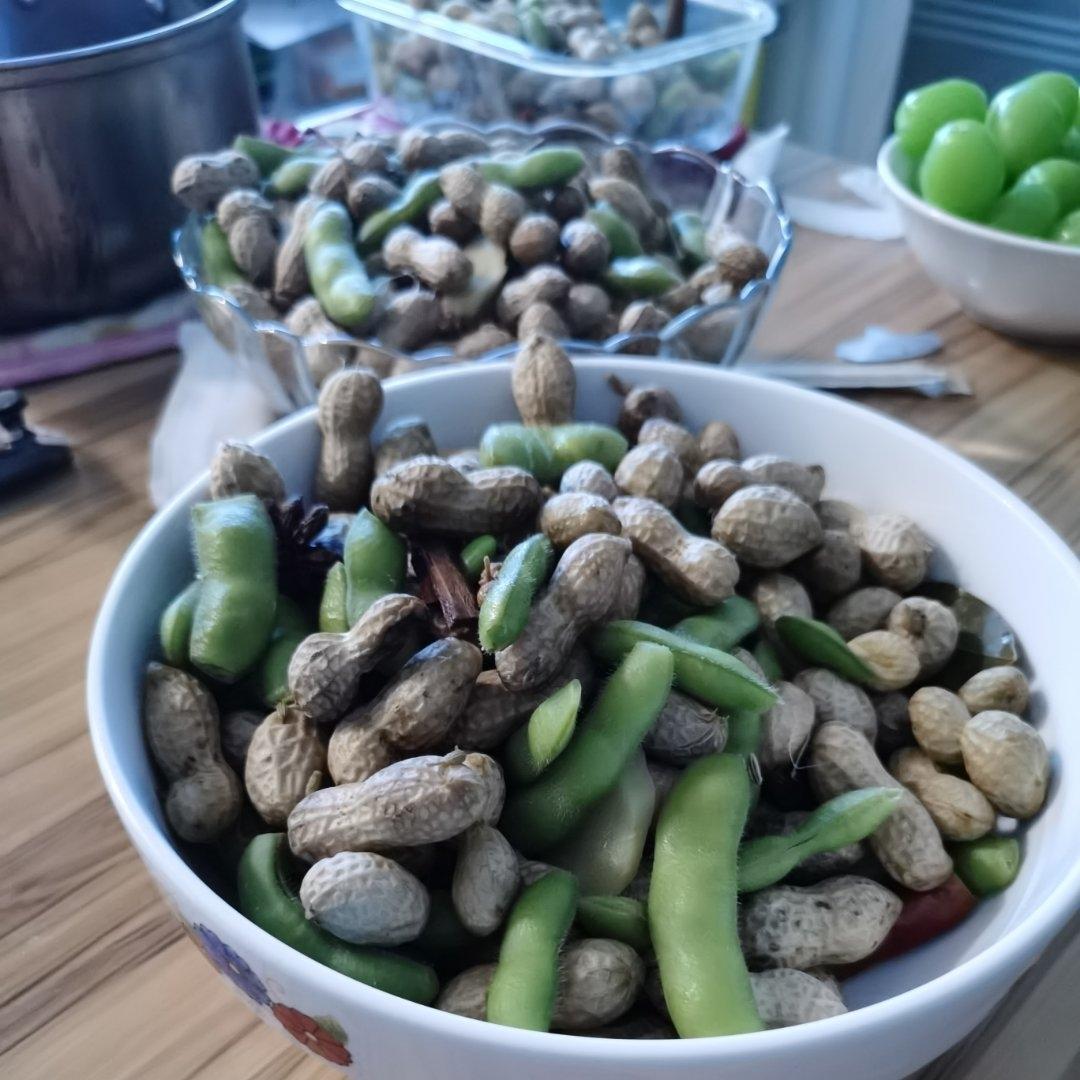 夏日必备煮五香毛豆花生🥜