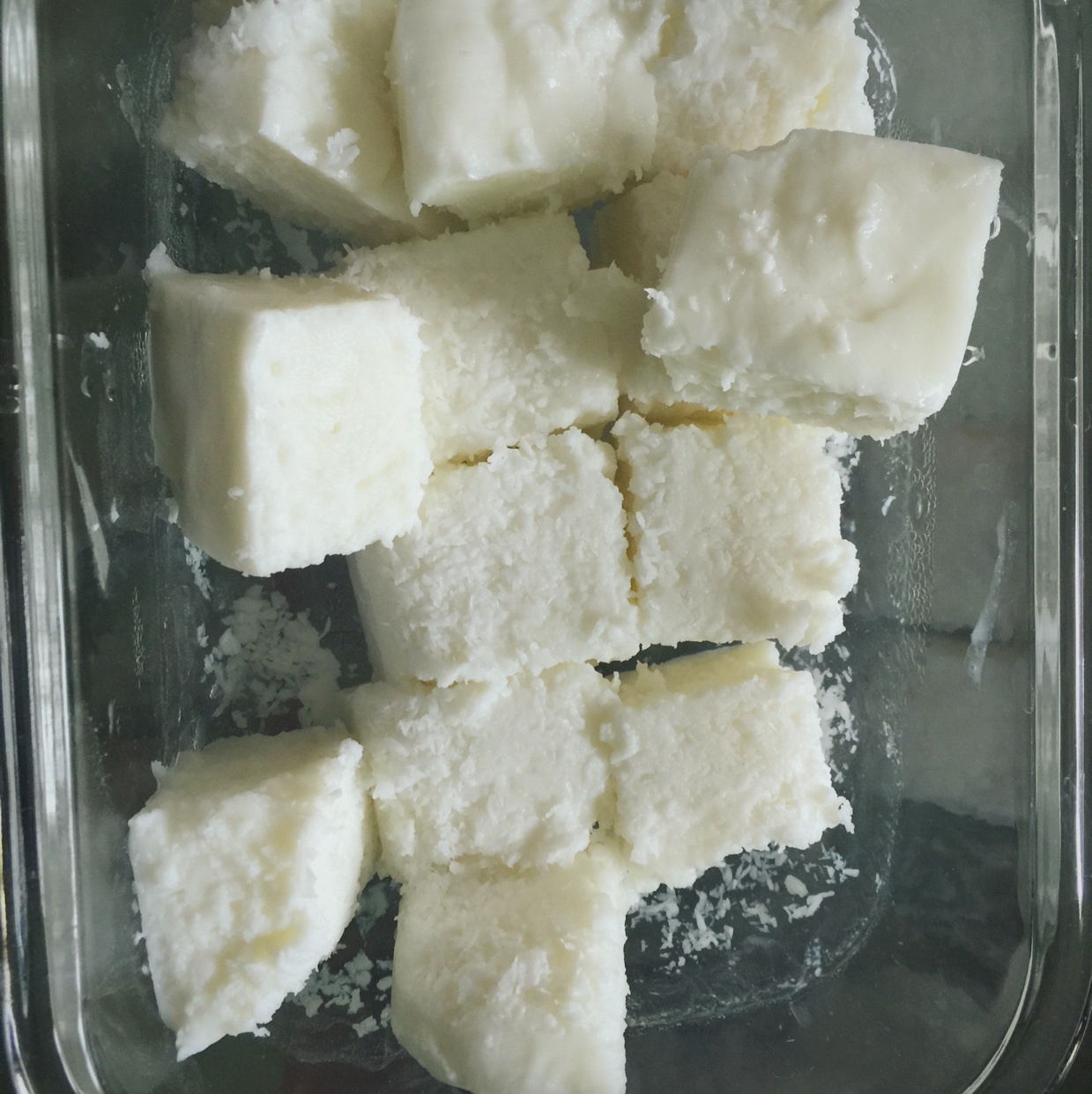 椰蓉牛奶小方
