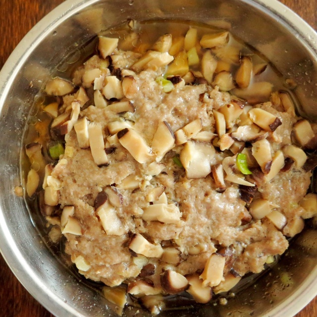 香菇蒸肉饼