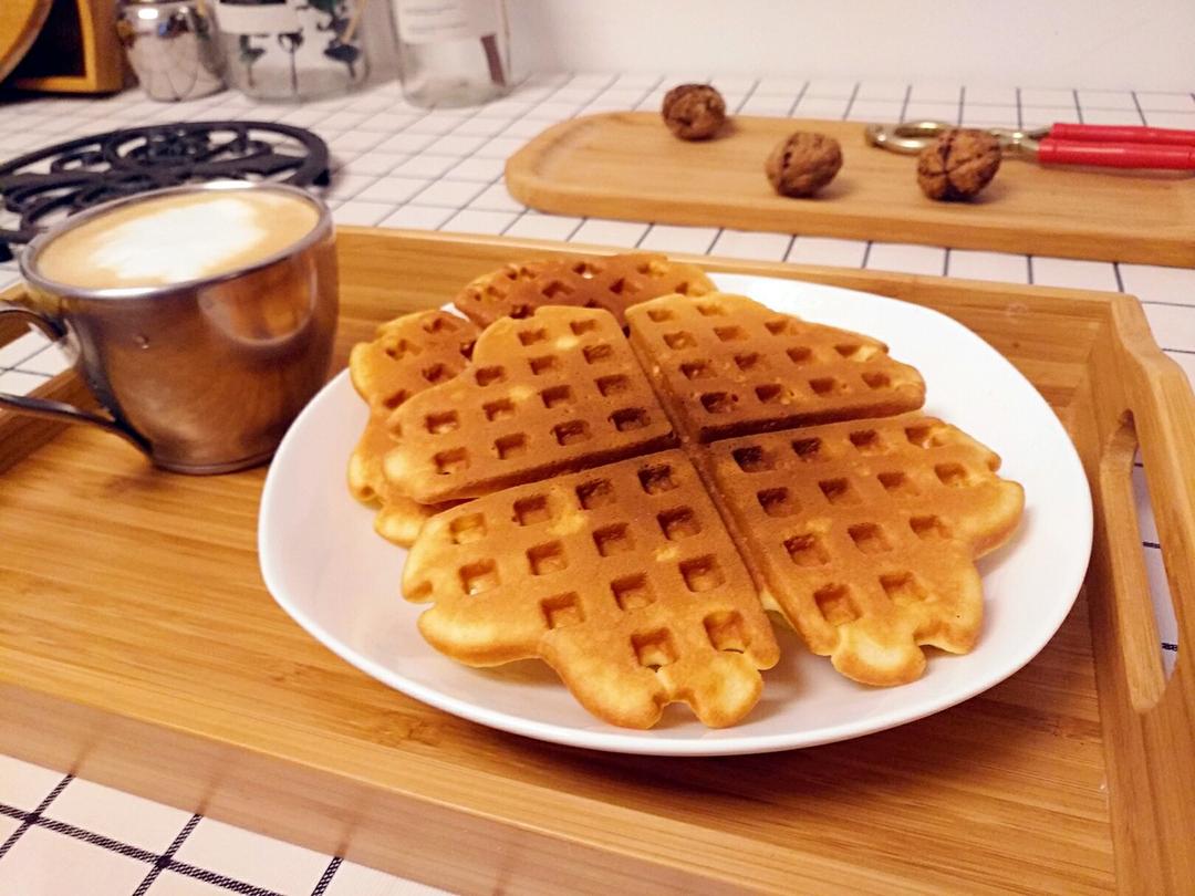 低脂低糖华夫饼。