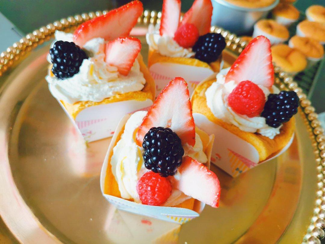 纸杯蛋糕 8寸戚风蛋糕的量