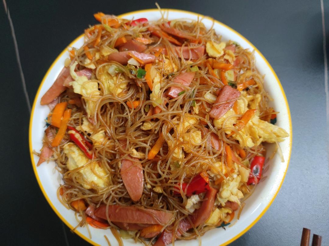 这样做炒米粉  好吃到飞!