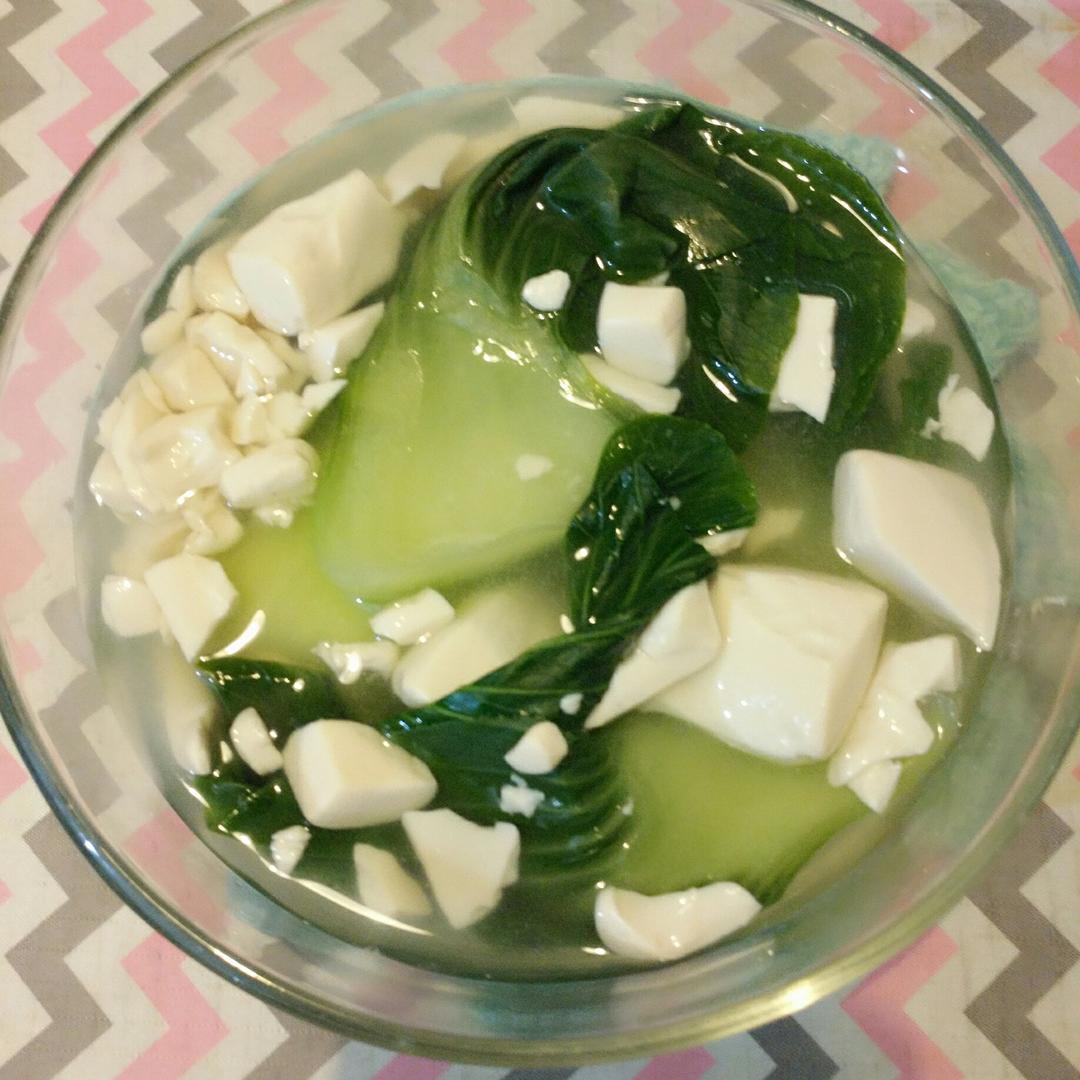 青菜豆腐汤