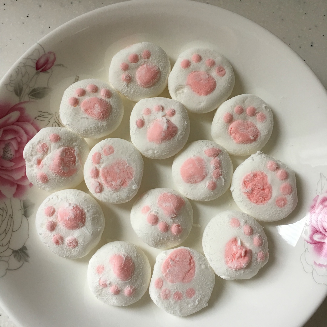 猫爪棉花糖（无水饴版）