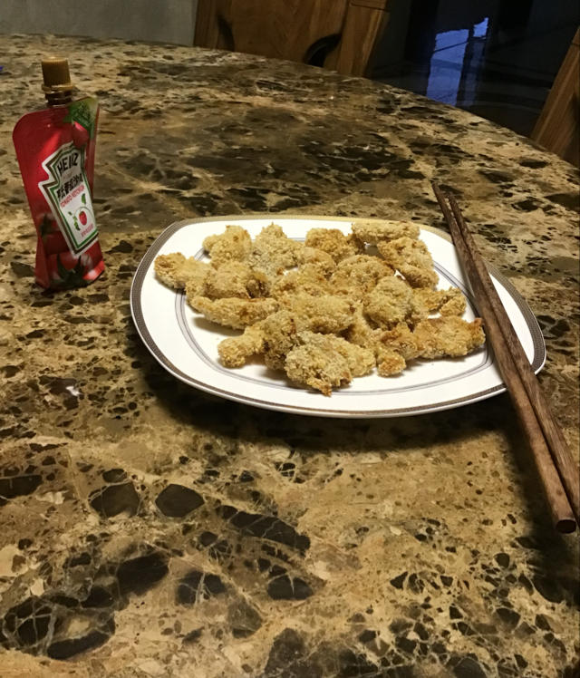 无油烤箱版鸡米花~低卡炸鸡 by牛奶和爱丽丝