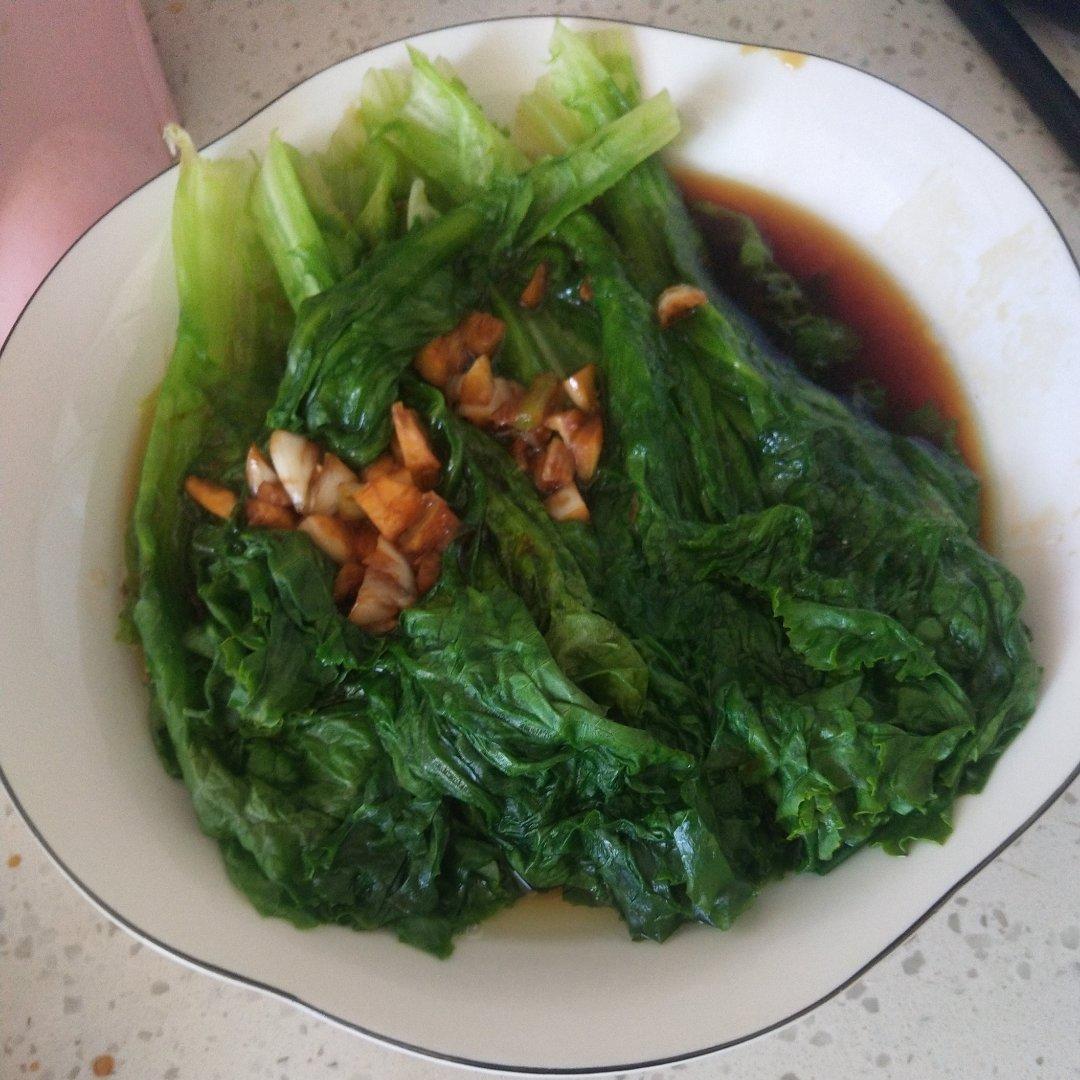 爽脆可口的耗油生菜，2分钟搞定，超营养
