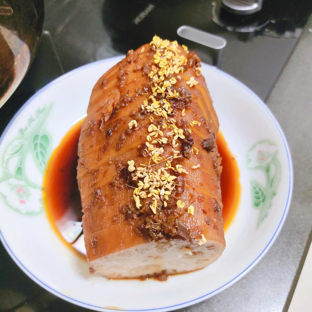 堂妈教你做桂花糯米藕