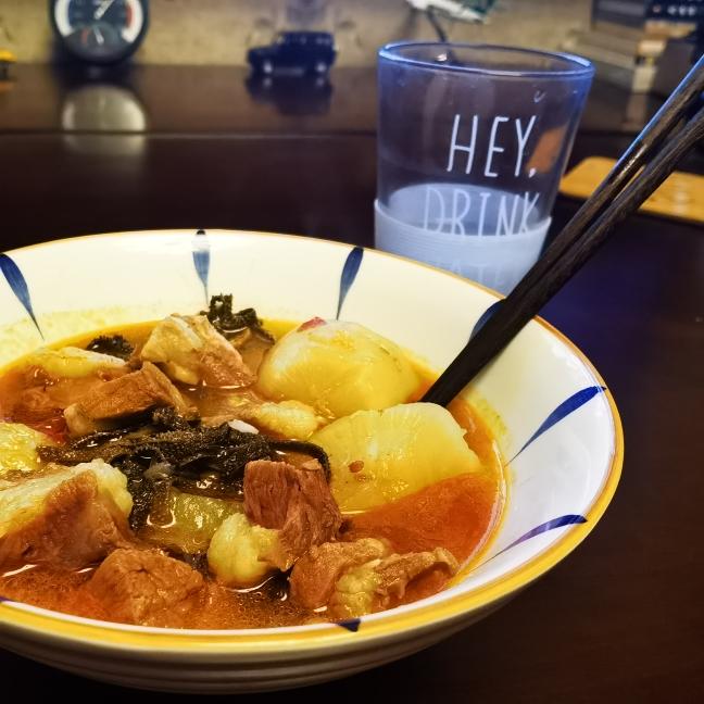 萝卜牛杂的做法