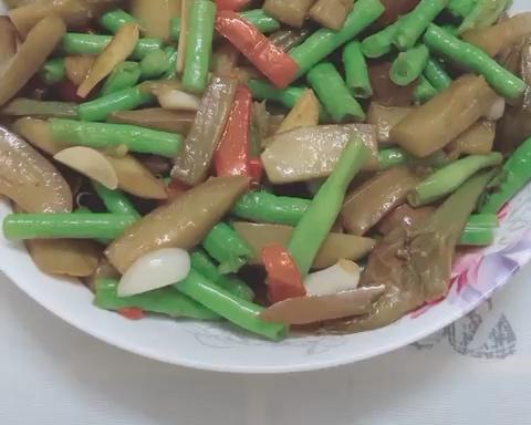 素炒豆角茄子，美味家常菜，简单快手