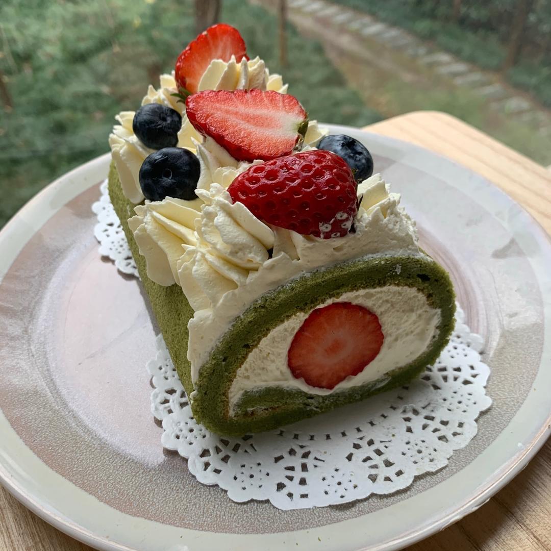 日式抹茶蛋糕卷