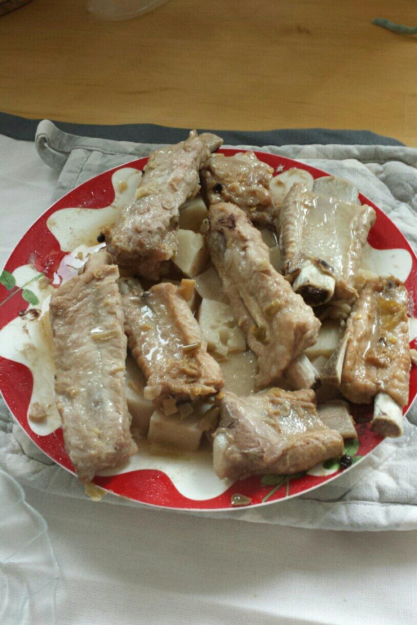 剁椒排骨蒸土豆