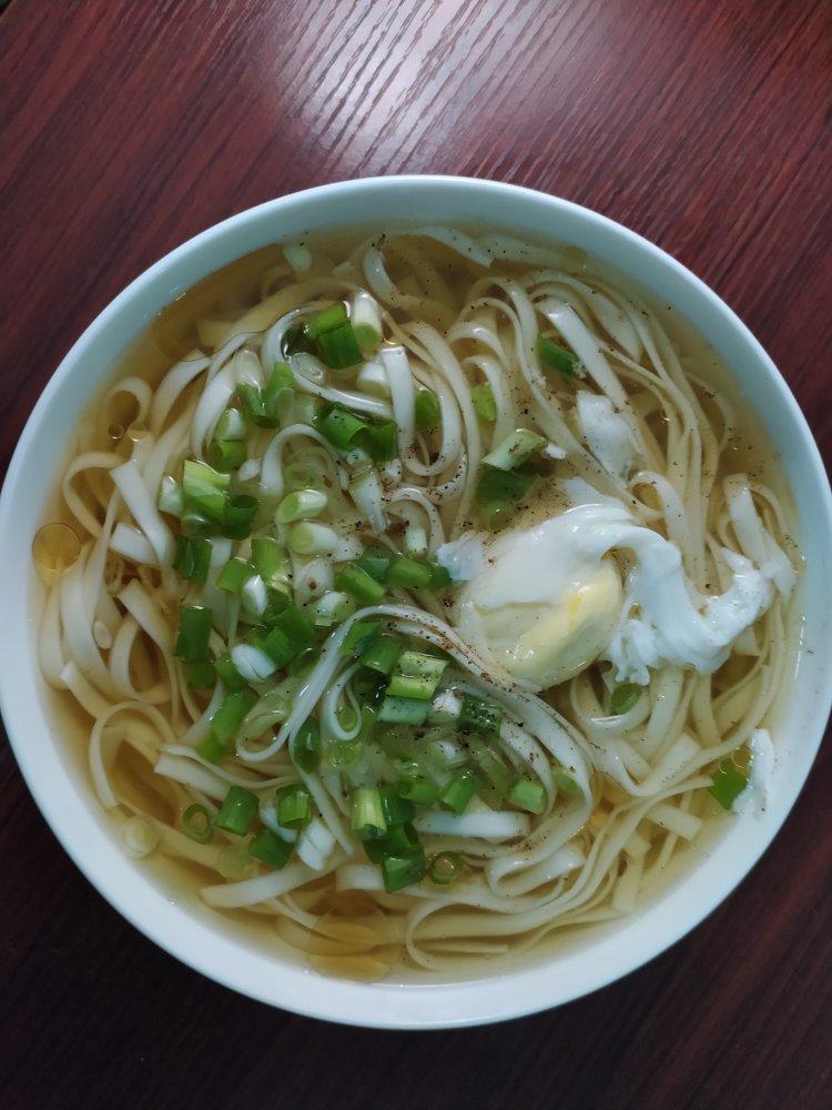 烟雨双飞做的小葱香油清汤挂面