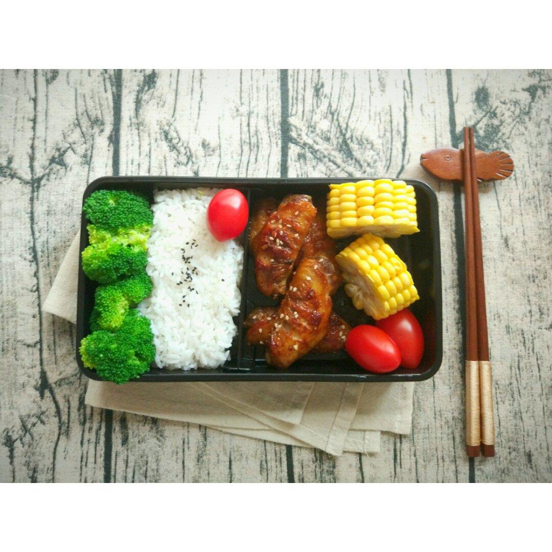 上班族的午餐素食便当