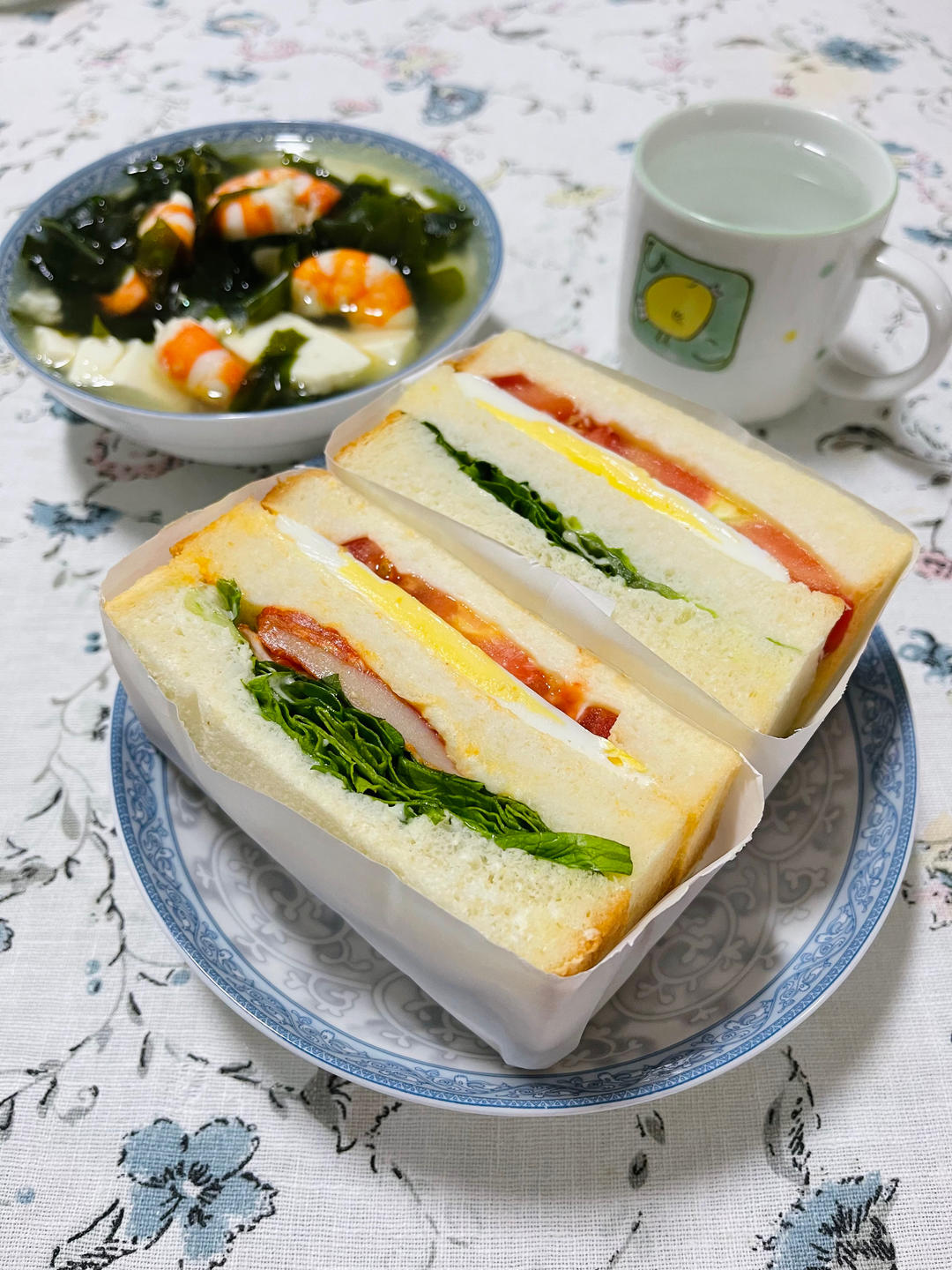 慢蜗牛家的高三娃早餐记录