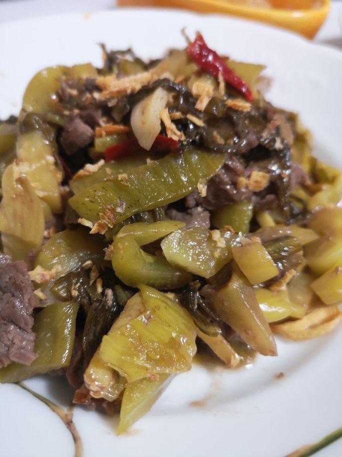 牛肉炒酸菜