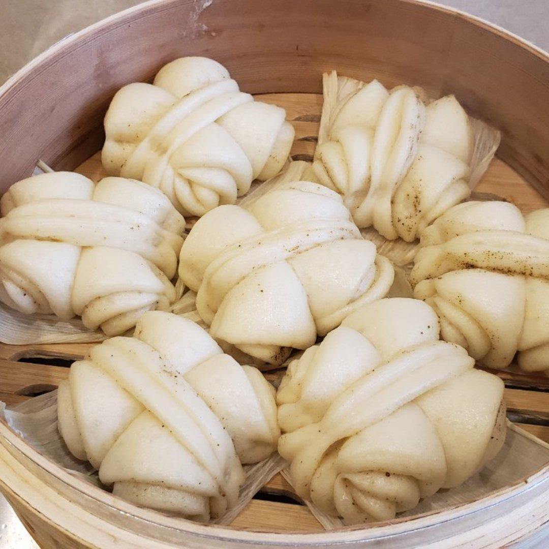 双面花、花卷馒头(一次发酵)