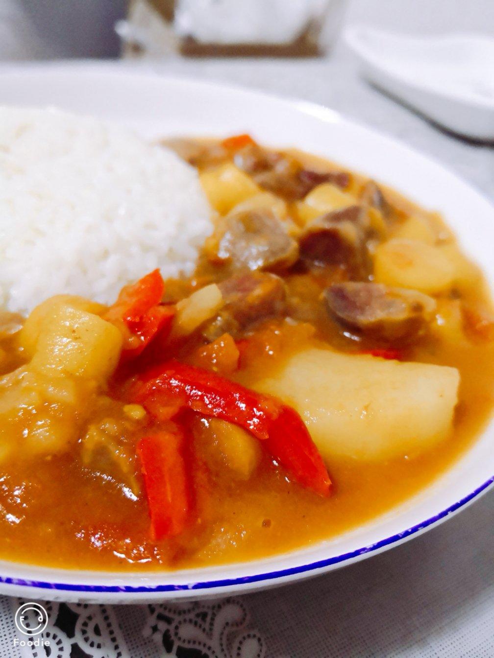 香肠咖喱饭