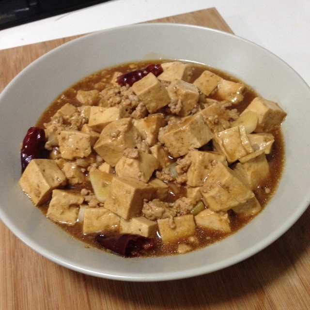 家常红烧肉末豆腐