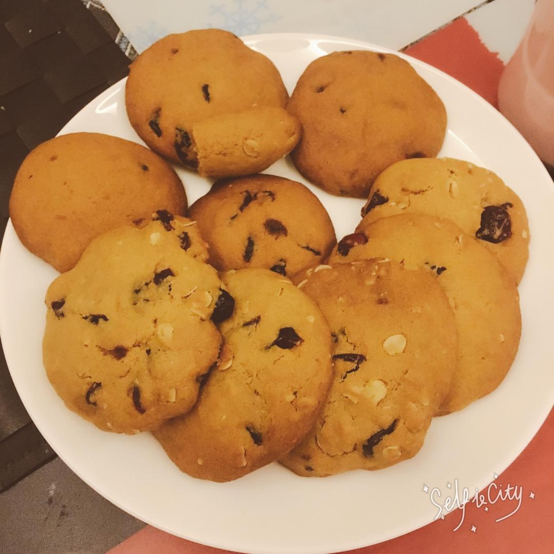 完美软版葡萄干燕麦饼干（超级好吃啊）