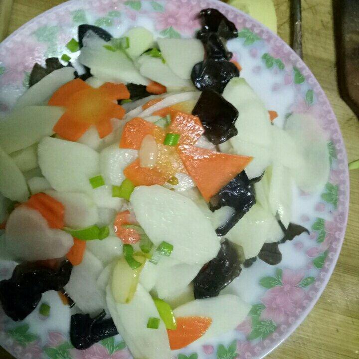 清炒山药片