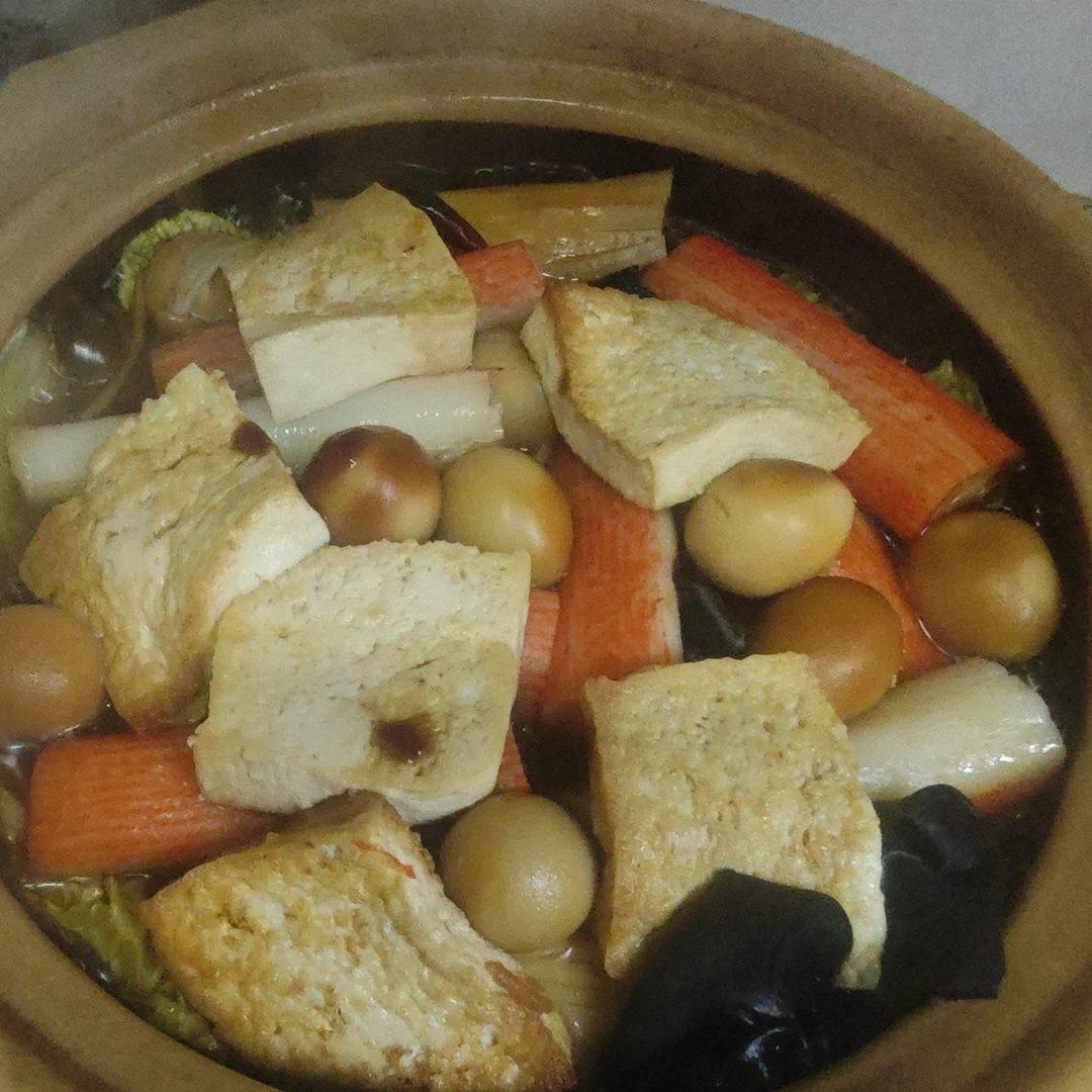 白菜豆腐煲