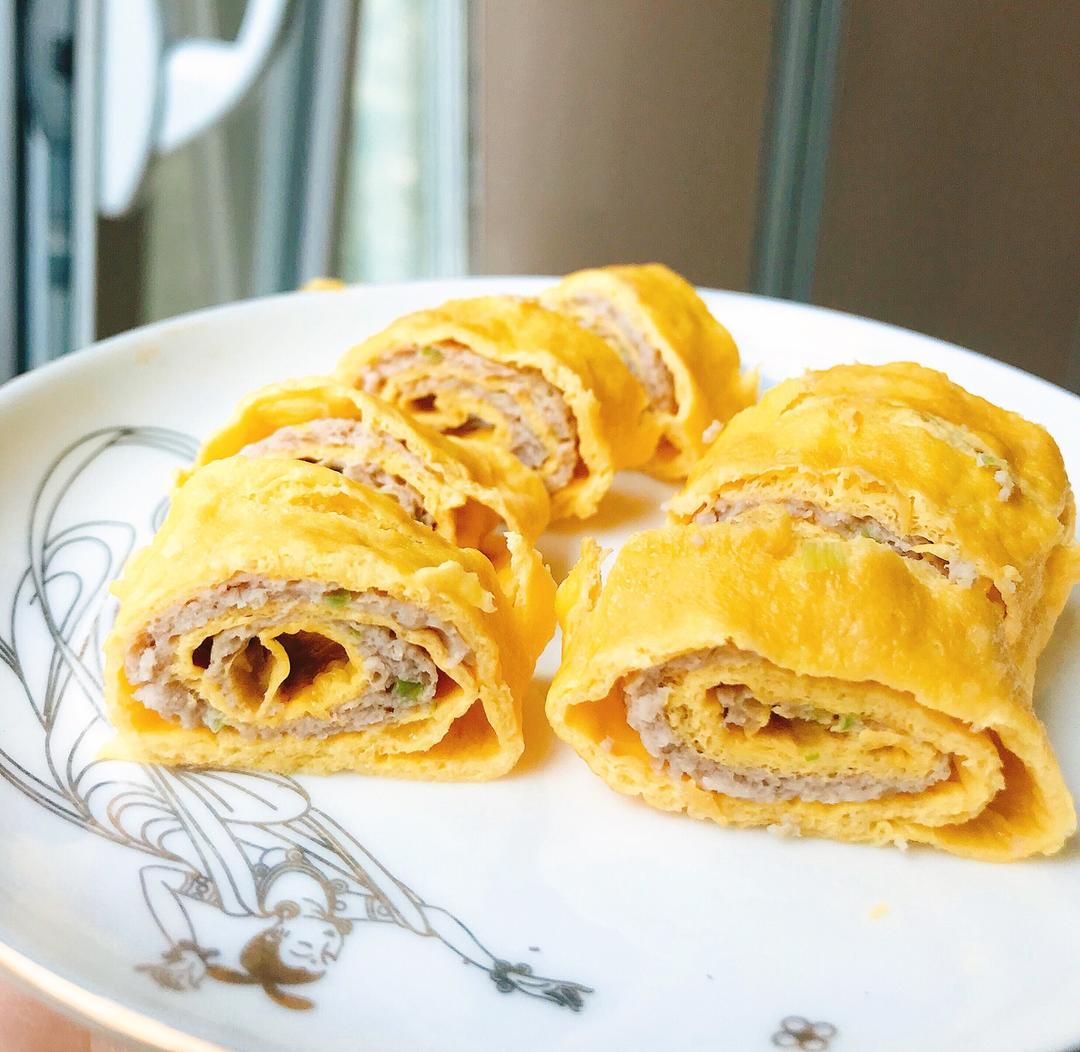 鲜虾鸡蛋卷宝宝辅食精华一岁以上宝宝