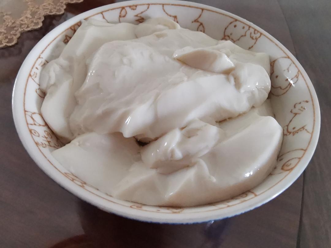 绝不酸的豆腐花