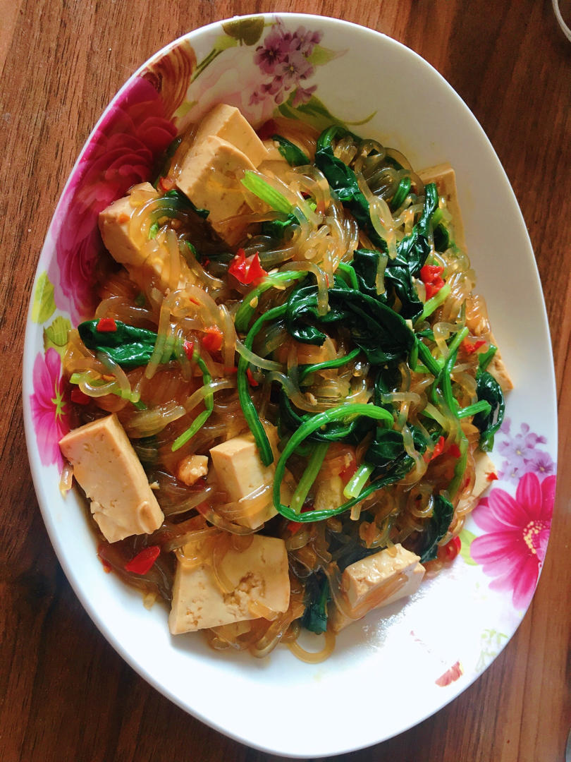 万能凉拌菜料汁（凉拌菠菜粉丝）