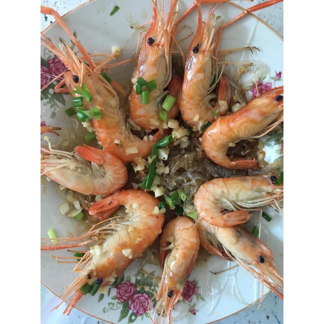 蒜蓉粉丝蒸虾