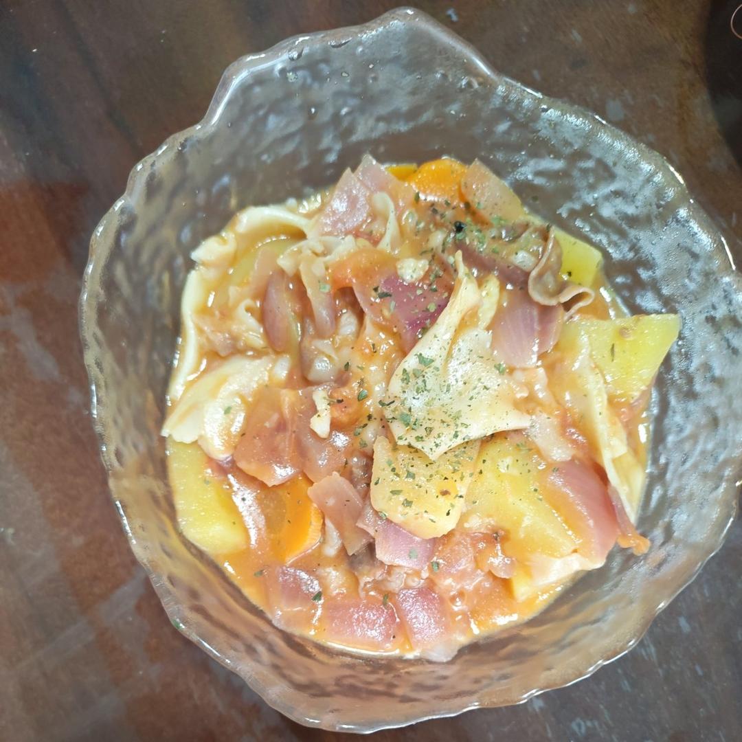 新疆汤饭（揪片子）附揪面片图解