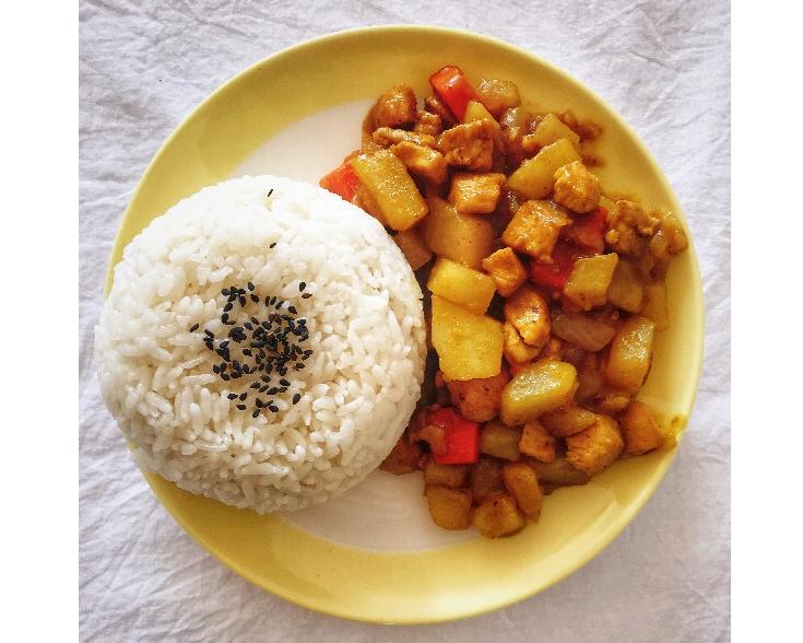 🍛香浓咖喱鸡肉饭🍛的做法