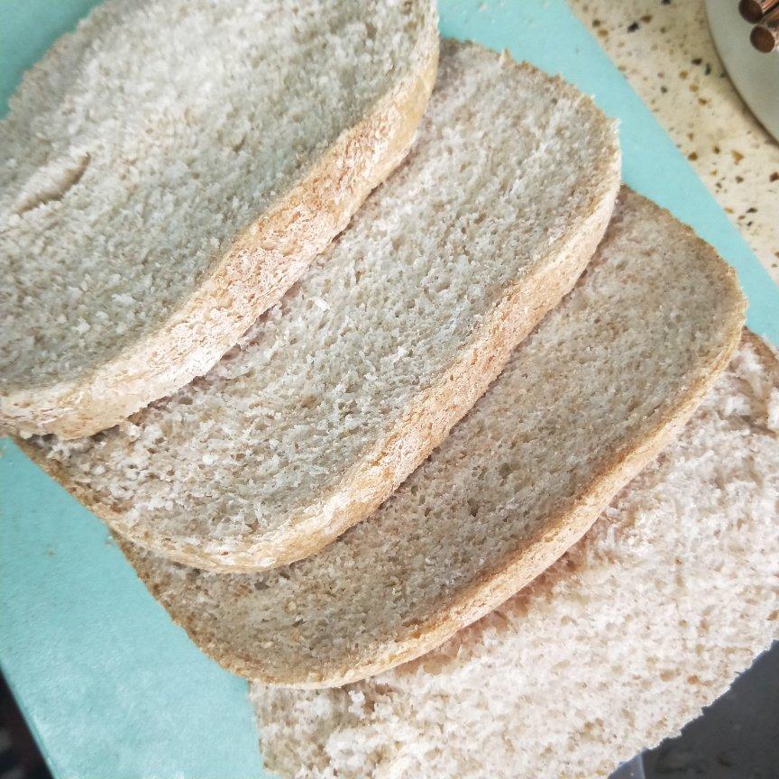 超软拉丝无糖50%全麦吐司面包（低脂.快手松下面包机版）