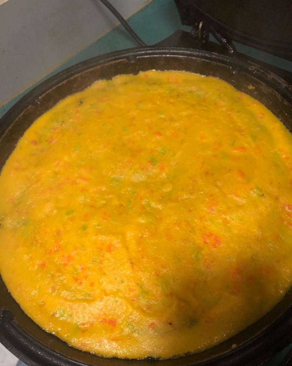 南瓜鸡蛋煎饼（平底锅版）