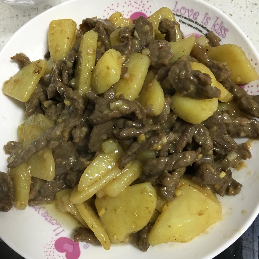 土豆炒牛肉