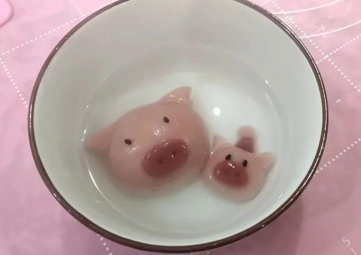 猪猪汤圆卡通汤圆大集合